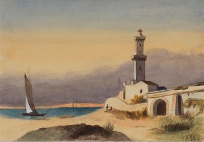 Naamloos landschap, 1876 door Mary Vaux Walcott