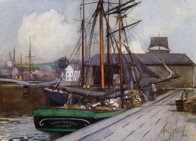 Ingang naar Clyde en Forth Kanaal, Bowling door Mary Young Hunter