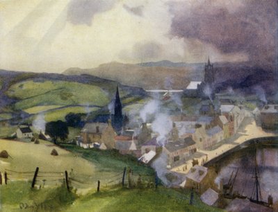 Tarbert, Loch Fyne door Mary Young Hunter