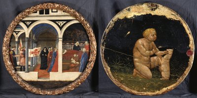 Geboorteschaal door Masaccio