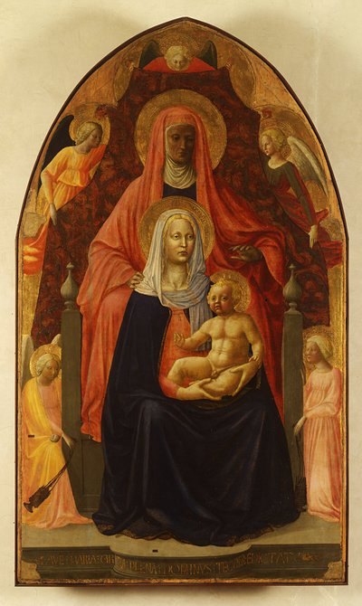 Sint-Anna Metterza door Masaccio