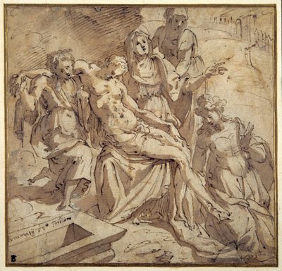 De Pieta door Maso da San Friano