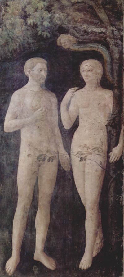 Adam en Eva door Masolino da Panicale