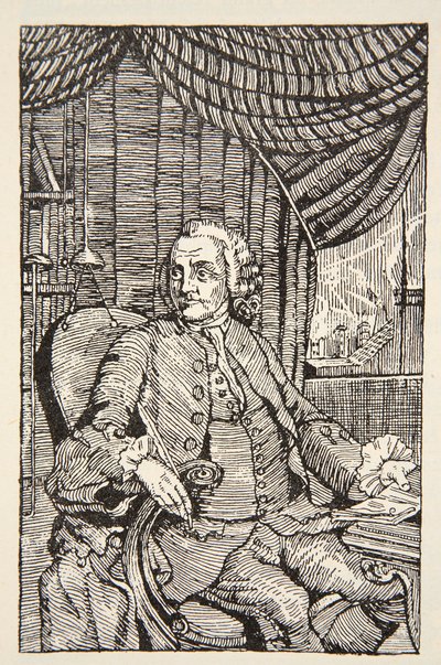 Franklin, kopie door Boris Mestchersky (d.1957) illustratie uit 