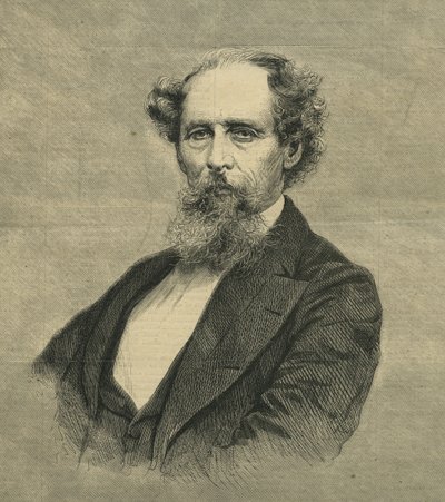 Charles Dickens, voor Harpers Weekly door Mason and Co.