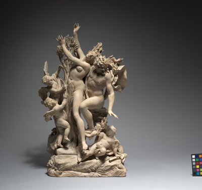 Apollo en Daphne, c.1700 door Massimiliano Benzi Soldani