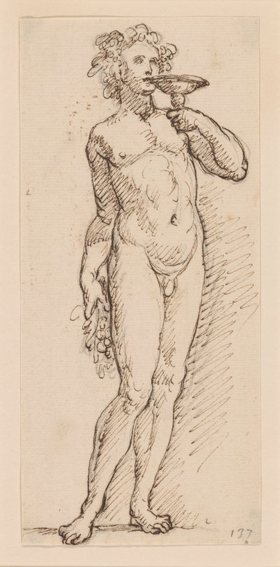 Bacchus door Massimiliano Soldani