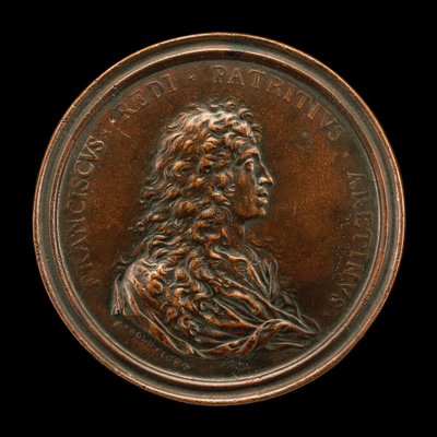 Francesco Redi, 1626-1697, arts en wetenschapper [voorzijde], 1684 door Massimiliano Soldani