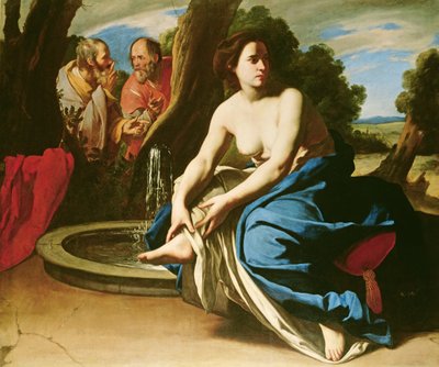 Suzanna en de ouderlingen door Massimo Stanzione