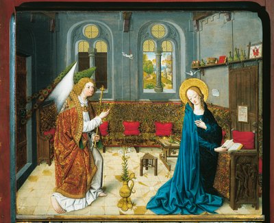 De Aankondiging, uit de Verhalen uit het Leven van Maria door Master Aachen