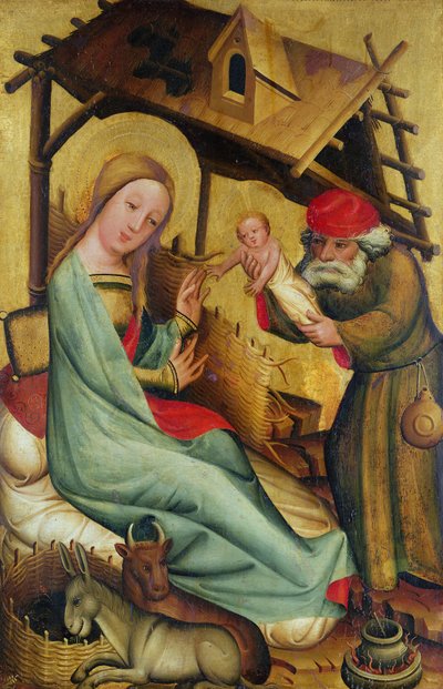 De geboorte van Christus van het hoofdaltaar van St. Peter