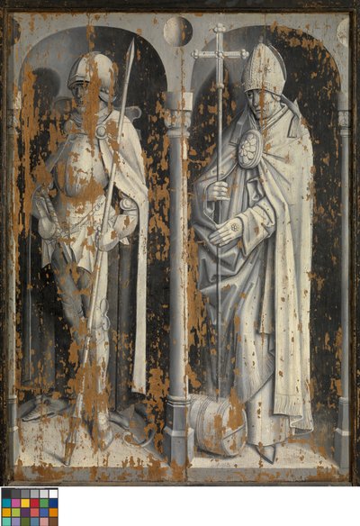 Exterieur van de Legende van Sint-Joris, ca. 1500-10 door Master Bruges