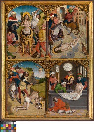 De legende van St. George, ca. 1500-10 door Master Bruges