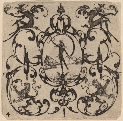 Ornament met Grotesk door Master CR