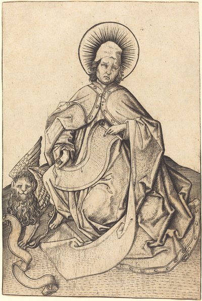 Sint Marcus door Master E.S.