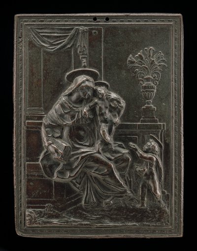 Madonna en Kind met Sint Jan de Doper, waarschijnlijk ca. 1600 door Master F.D.