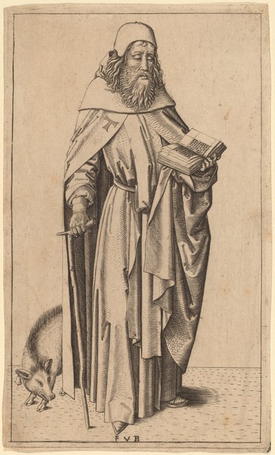 Sint Antonius door Master FVB