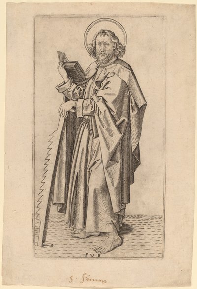 Sint Judas Thaddeüs door Master FVB