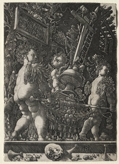 Engelen die de Emblemen van het Lijden Dragen door Master H. L.