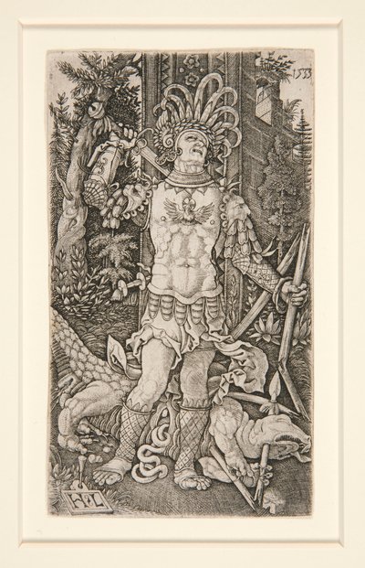 Sint Joris doodt de draak door Master H. L.