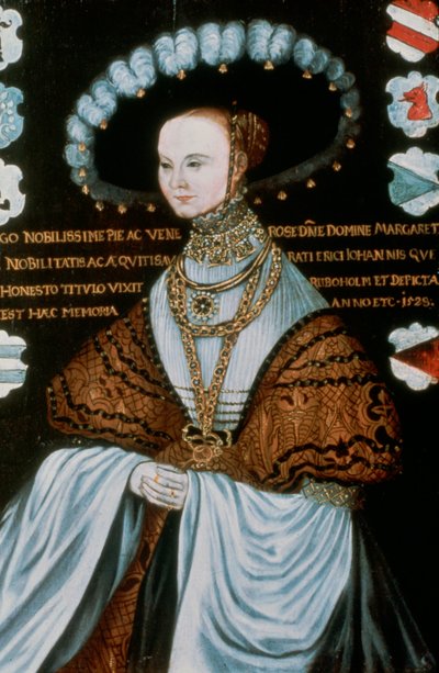 Margareta Eriksdotter Vasa (detail), 16e eeuw door Master Hillebrandt