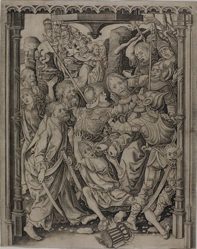 Christus Gevangen Genomen door Master I.A.M. of Zwolle