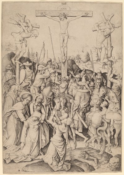 De Berg van Calvarie door Master I.A.M. of Zwolle