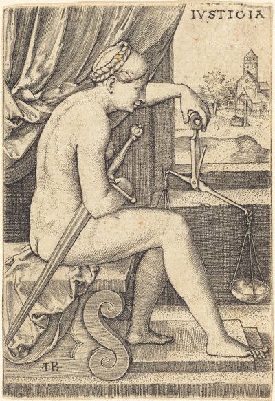 Iusticia (Gerechtigheid) door Master IB