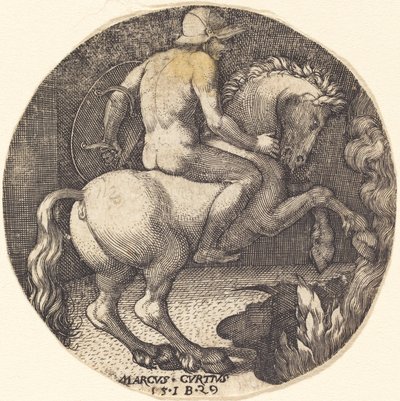 Marcus Curtius door Master IB