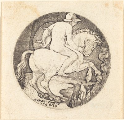 Marcus Curtius door Master IB