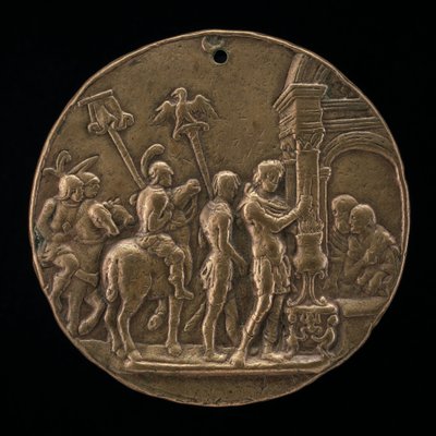 Mucius Scaevola, tweede helft 15e eeuw door Master IO.FF.