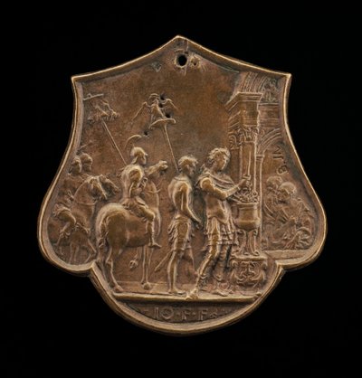 Mucius Scaevola, tweede helft 15e eeuw door Master IO.FF.