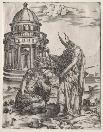 Alexander de Grote en de Hogepriester van Jeruzalem door Master IRs