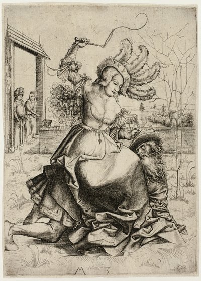Aristoteles en Phyllis door Master MZ