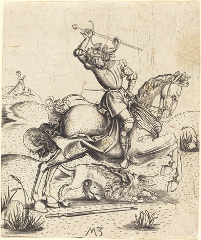 Sint Joris en de Draak door Master MZ