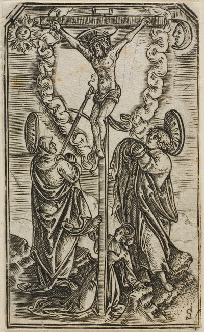 Christus aan het kruis door Master S
