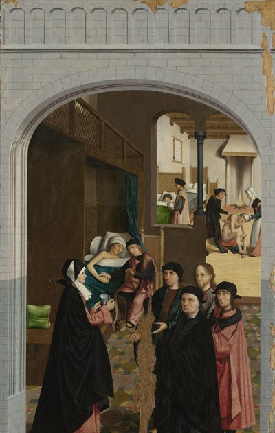De Zeven Werken van Barmhartigheid door Master of Alkmaar