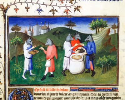 Hondshoofdige mannen, laat 13e eeuw, begin 15e eeuw door Master of Boucicaut