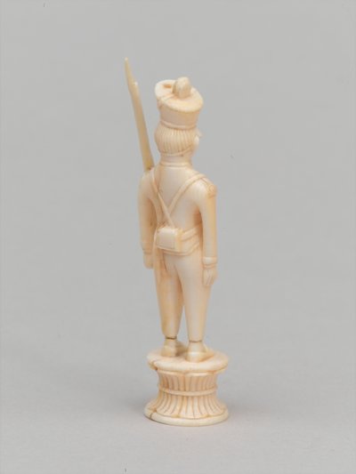 Witte pion, schaakstuk, India, ca. 1820 door Master of Coetivy