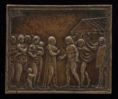 Coriolanus en de Vrouwen van Rome door Master of Coriolanus