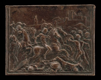 Coriolanus in de strijd voor Rome door Master of Coriolanus