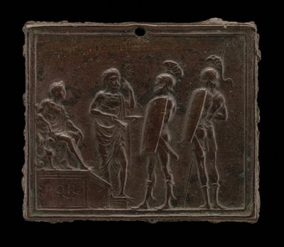 De verbanning van Coriolanus door Master of Coriolanus