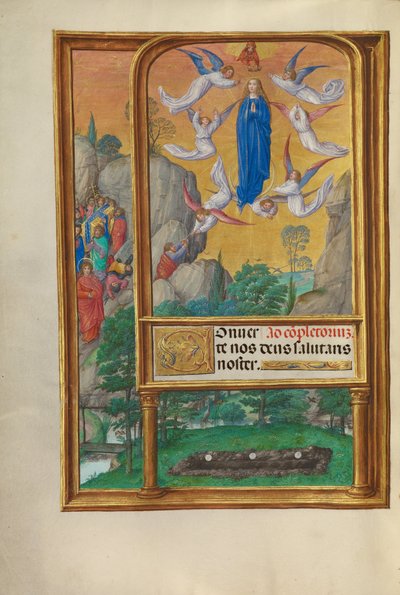 De Tenhemelopneming van de Maagd door Master of James IV of Scotland