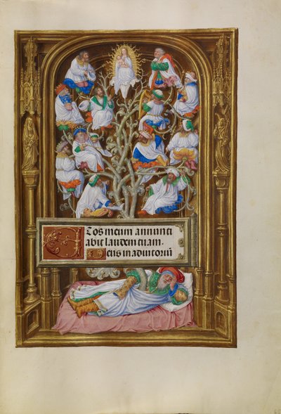 De boom van Jesse door Master of James IV of Scotland