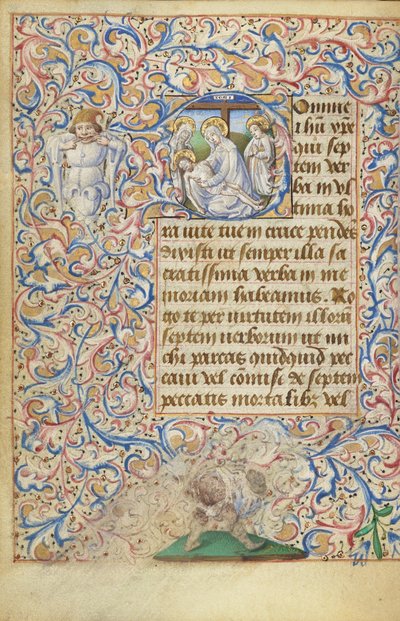 Begin D: De klaagzang door Master of Jean Rolin II (Hand B)
