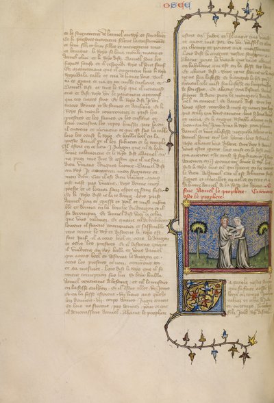 Hosea en Gomer door Master of Jean de Mandeville