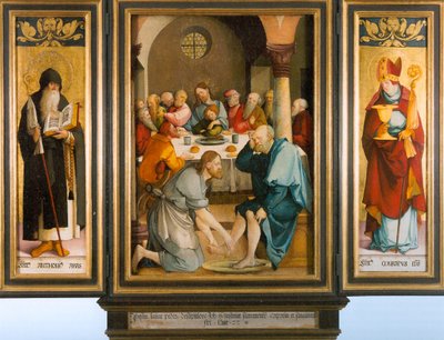 Het communiealtaarstuk in St. Gallen door Master of Messkirch