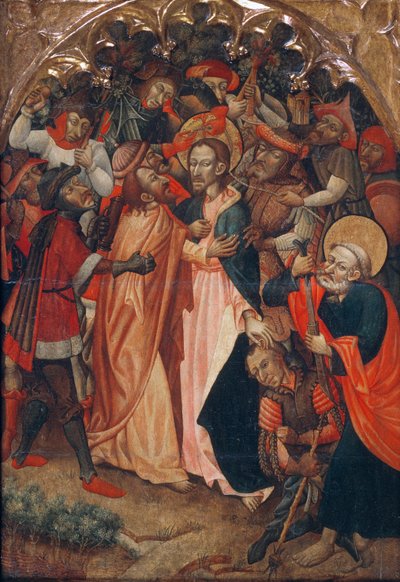 De kus van Judas door Master of Retascón