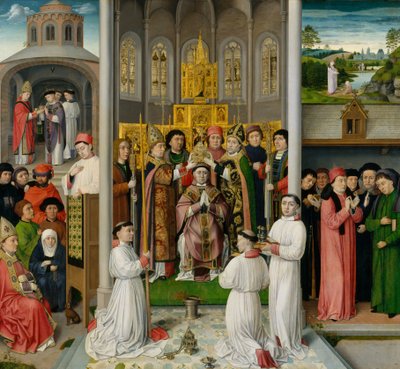 Scènes uit het leven van Sint Augustinus van Hippo door Master of Saint Augustine