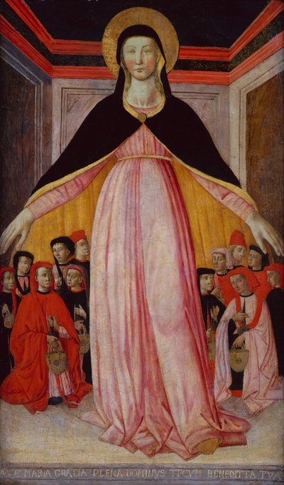 Madonna van Barmhartigheid door Master of San Miniato